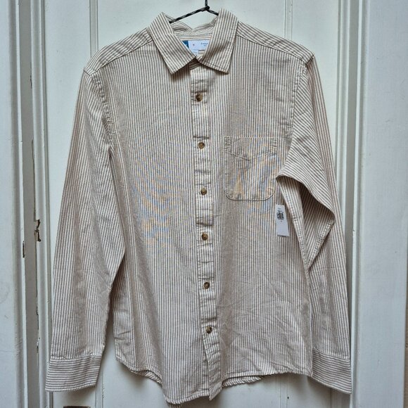 Old Navy Everyday Striped Canvas Button up Shirt - S - Picture 1 of 6
